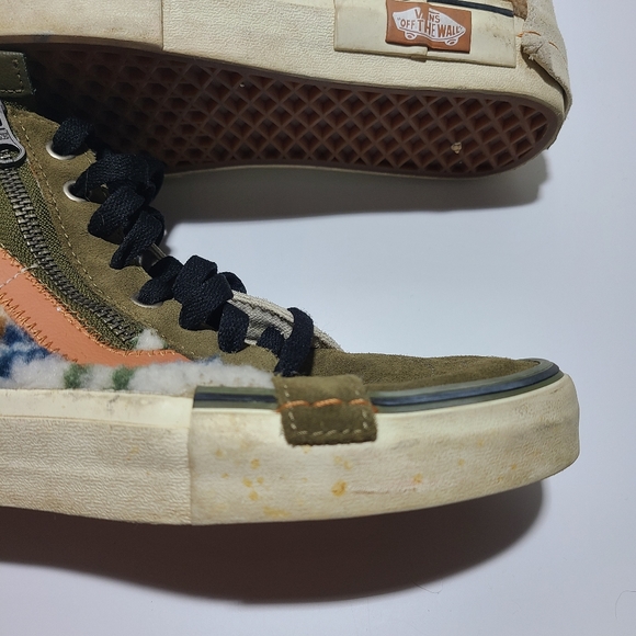 Vans Shoes Vans Sk8-Hi Reissue Mixed Textile Shoes Mens 6.0 Women's 7.5 - Picture 4 of 15